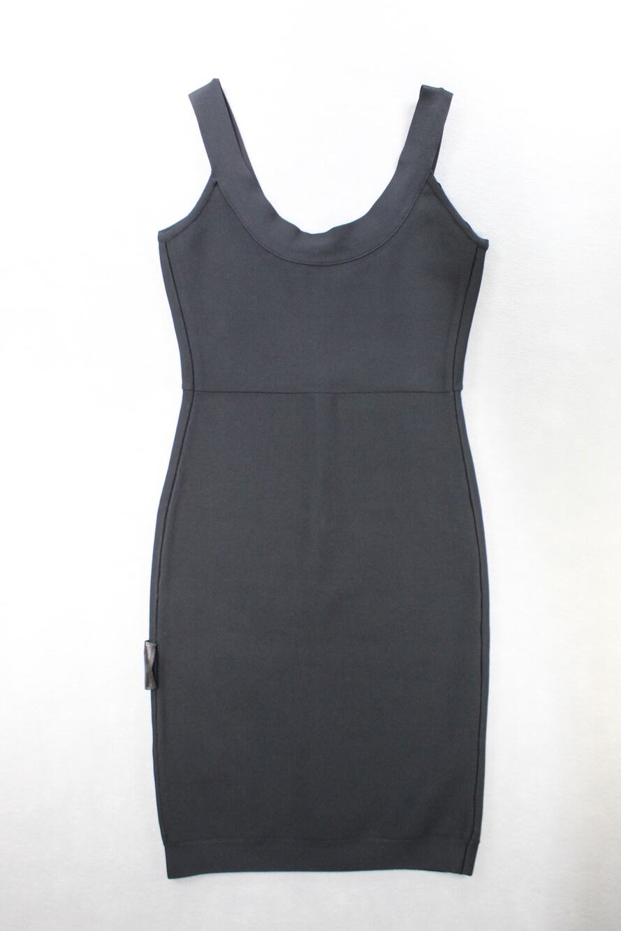 BCBGMAXAZRIA Black Bodycon Cocktail Dress Womens Extra Small